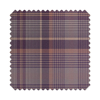 Heritage Plaid Plum Curtain