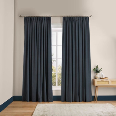 Corduroy Navy Curtains