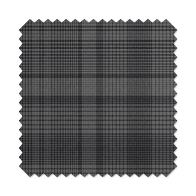 Heritage Plaid Charcoal Curtain