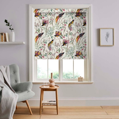 Clavering Birds Day Roller Blind