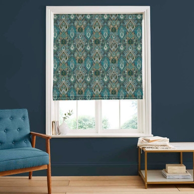 Daraee Tapestry Midnight Roman Blind