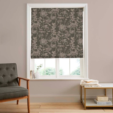 Esther Chocolate Roman Blind