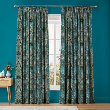 Rideaux Daraee Tapestry bleu nuit