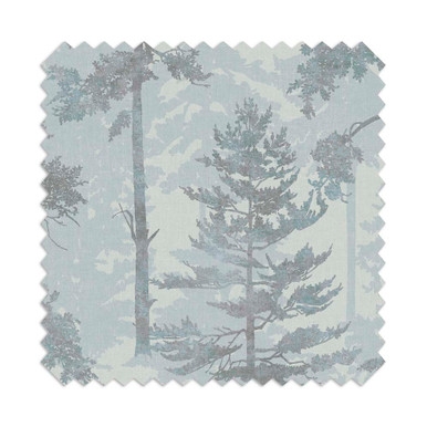 Norse Forest Soft Blue Curtains