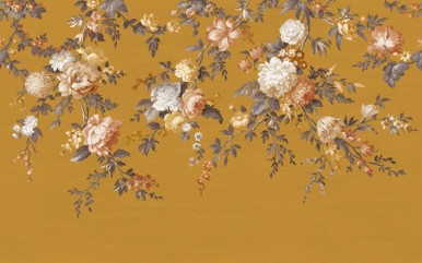 Hague Fleurs Mustard Bespoke Mural