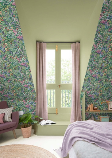 Cottage Garden Verdant Wallpaper