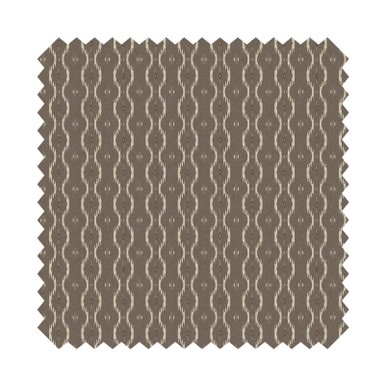 Rustic Ikat Chocolate Roller Blind