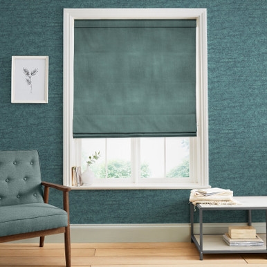 Elegance Teal Roman Blind