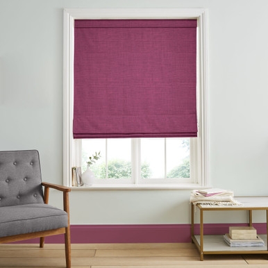 Wallace Fuchsia Roman Blind