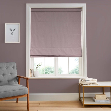 Opulence Mauve Roman Blind