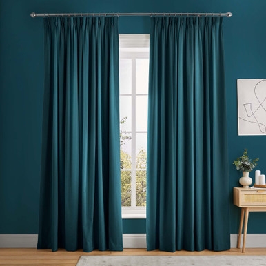 Opulence Deep Teal Curtains