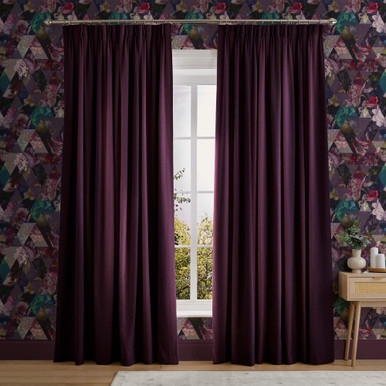 Opulence Amethyst Curtains