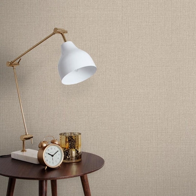 Linen Beige Wallpaper