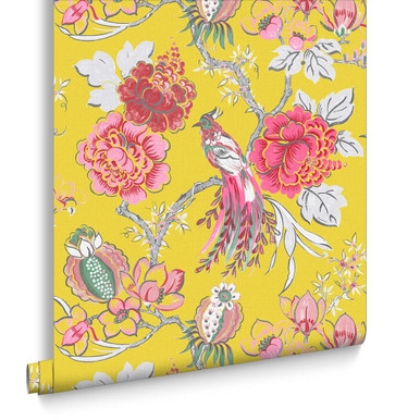 Chinoiserie Canary Wallpaper