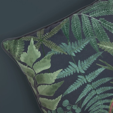 Midsummer Fern Navy Cushion