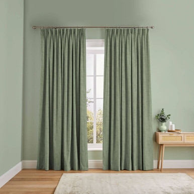 Organdy Sage Curtains