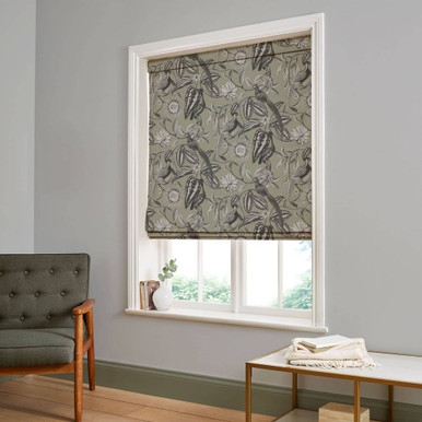 Amherst's Garden Sage Roman Blind