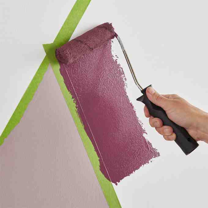 How To Paint a Geometric Wall