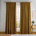 Rideaux Corduroy ambre