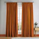 Opulence Orange Curtain