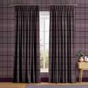 Heritage Plaid Plum Curtain