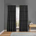 Rideaux Heritage Plaid charbon