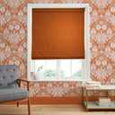 Opulence Orange Roman Blind