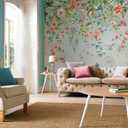 Ethereal Flora Dawn Bespoke Mural