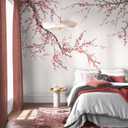 Sakura Soft Pink Bespoke Mural