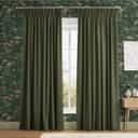 Rustic Ikat Emerald Curtains