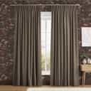 Rustic Ikat Chocolate Curtains