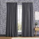 Rustic Ikat Denim Curtains