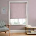 Campanile Pale Pink Roman Blind