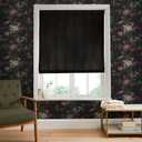 Glimmer Black Roman Blind