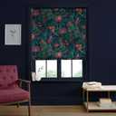 Tigerlily Midnight Roman Blind