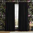 Dapple Black Curtains