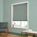 Organdy Duck Egg Roman Blind