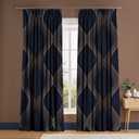 Euphoria Navy Curtains