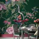 Venetian Floral Verde Bespoke Mural