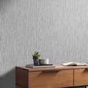 Grasscloth Texture Gray Wallpaper