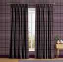 Heritage Plaid Plum Curtain