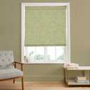 Salix Leaves Sage Roman Blind