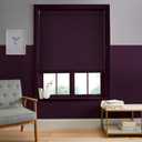 Campanile Damson Purple Roman Blind