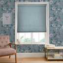 Campanile Pale Blue Roman Blind