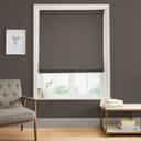 Albion Texture Chocolate Roman Blind