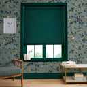 Linum Emerald Roman Blind