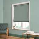 Organdy Duck Egg Roman Blind