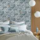 Coppice Blue Wallpaper