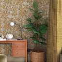 Arcane Garden Ochre Wallpaper