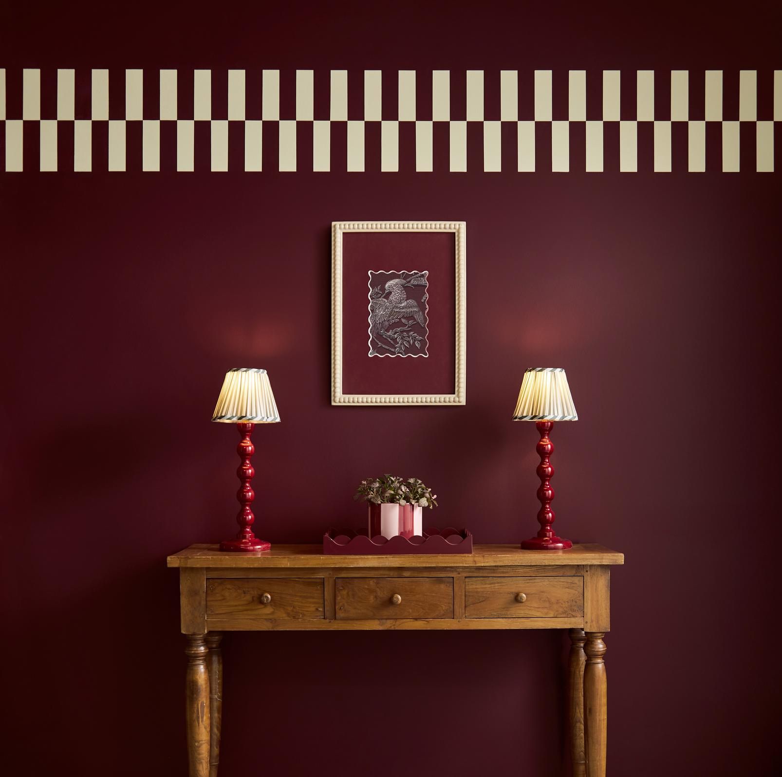 Divine Damson Paint in a Roomset